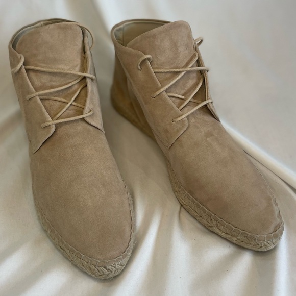 FREDA SALVADOR Suede Harper Lace Up Espadrilles Booties Size 39 NEW - Picture 2 of 16